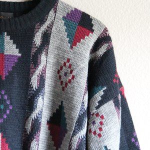 Vintage Sweaters - Vintage Grandpa Sweater Crew Michael Gerald 80s XL Vintage Sweaters - Vintage Grandpa Sweater Crew Michael Gerald 80s XL